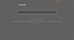 Desktop Screenshot of euros.ch