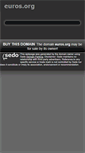 Mobile Screenshot of euros.org