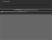 Tablet Screenshot of euros.org